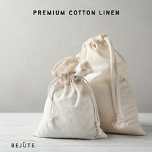 Load image into Gallery viewer, Premium Cotton Drawstring Custom logo Pouch Bag