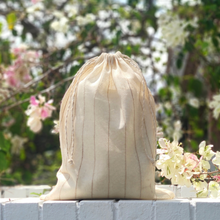 Load image into Gallery viewer, Drawstring Eco Pouch 12"x16"  (Custom LOGO PRINT)