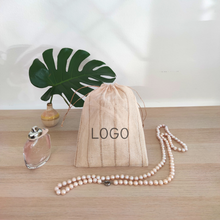 Load image into Gallery viewer, Drawstring Eco Pouch 8"x10"  (Custom LOGO PRINT)